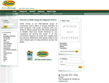 Tablet Screenshot of deltafood.com
